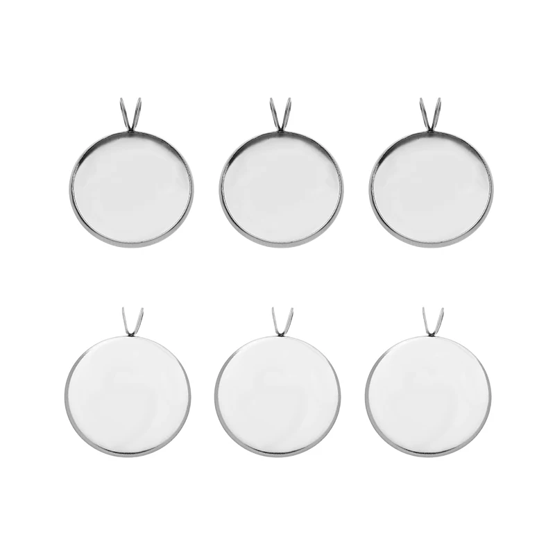 

V-образная Петля из нержавеющей стали 316, 10 шт., 8/10/12/14/16/18/20/25 мм, круглая подвеска, основа для кабошона «сделай сам», аксессуары для изготовлен...