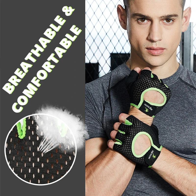 Перчатки для фитнеса Нескользящие мужские тонкие дышащие унисекс перчатки