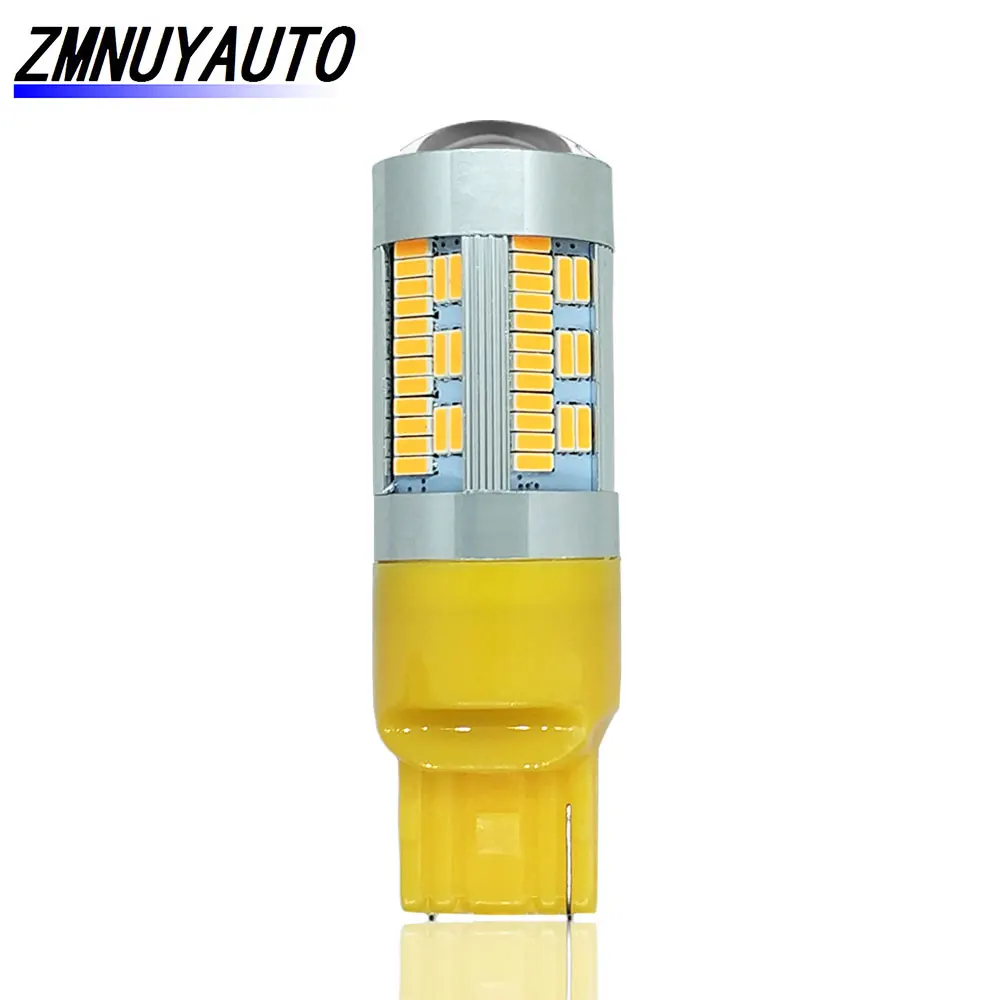 1 шт. W21W Led Canbus WY21W T20 7440 Светодиодная лампа 4014 105SMD без ошибок авто обратная