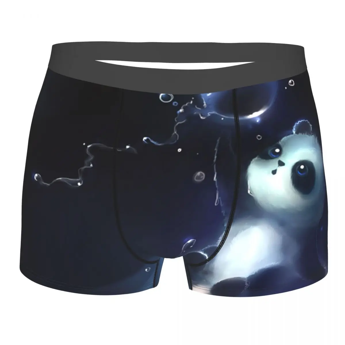 Mens Boxer Sexy Underwear Cute Panda With Water Underpants Male Panties Pouch Short Pants