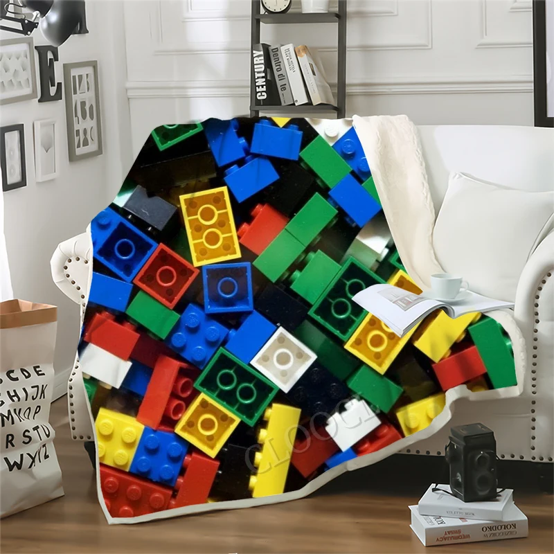 

Children's Educational Game Blanket Cartoons Printing Child Adult Thick Quilt Home Life Picnic Travel Fashion Throw Blanket
