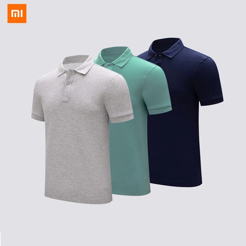 

Xiaomi Mijia Youpin дышащая тонкая Классическая легкая деловая мужская рубашка-поло с отворотом простой и стильный Размер
