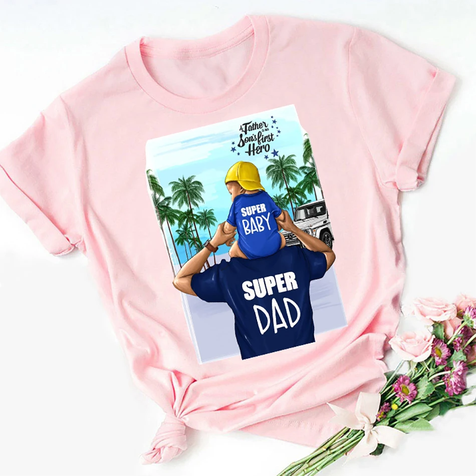 

2021 Summer Women's T Shirt Urban Mother's Day Soft Quality Fabric Pink Series Young Girl's heart Size S To 4XL