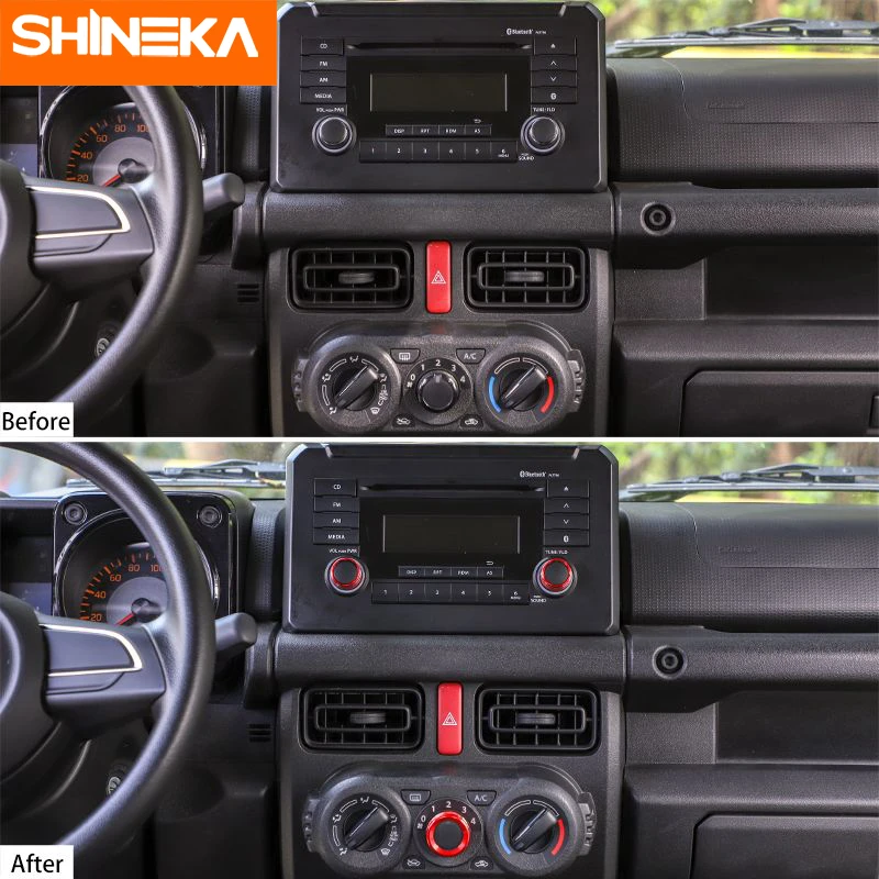 SHINEKA интерьер автомобиля аудио руководство Кондиционер кнопка включения ручка