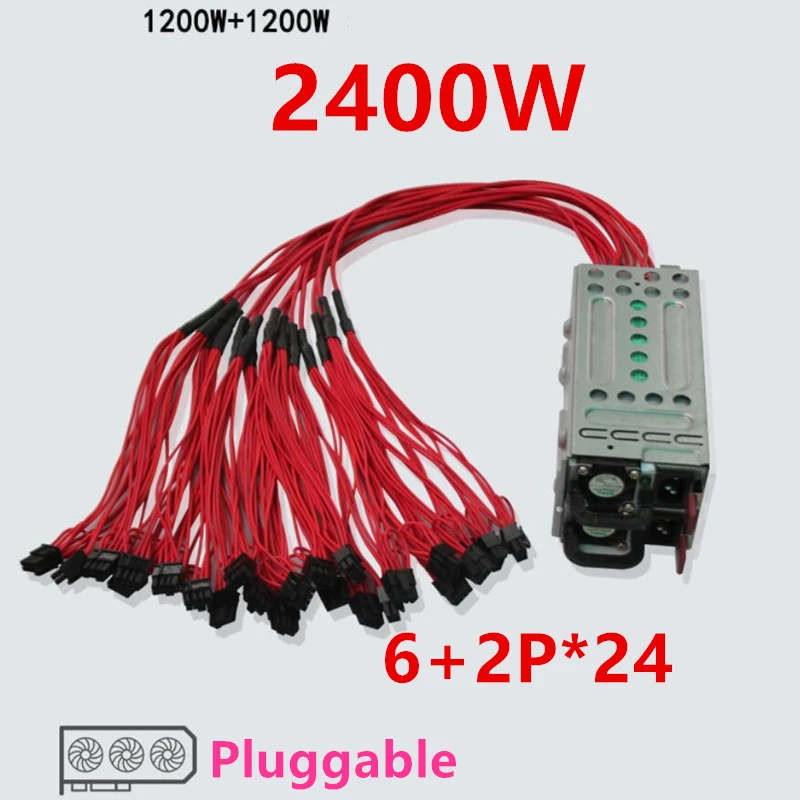 

Singgle Channel 12V High Power Pluggable Server Power Supply 2400W
