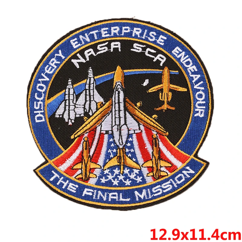 Сделай Сам звезда патч USS предприятие панк патчи железо на одежде космос НЛО