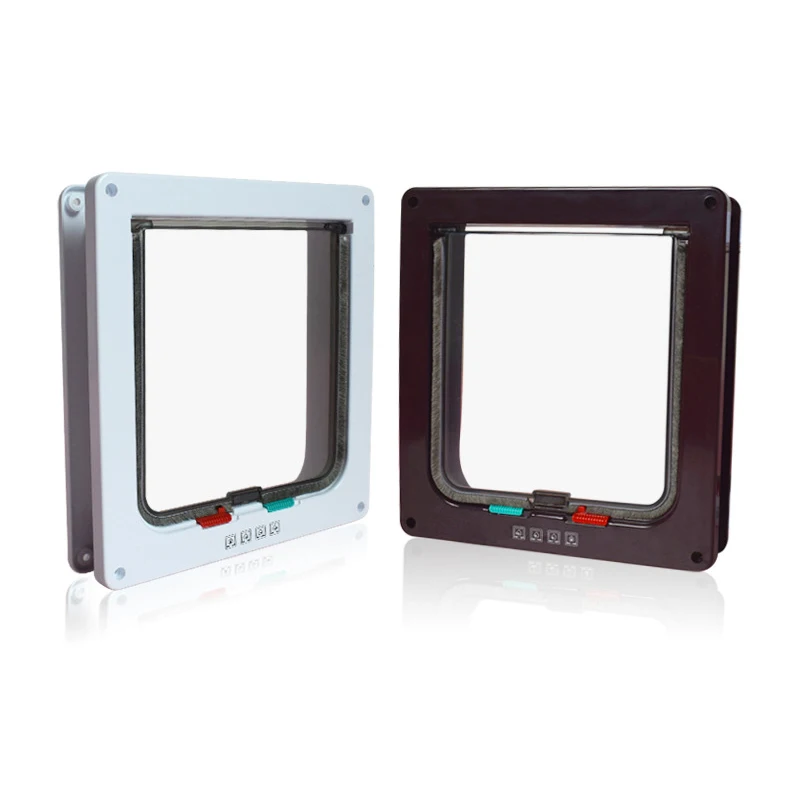 4 способ Запираемая собака кошка котенок дверь безопасности створки Входная рама