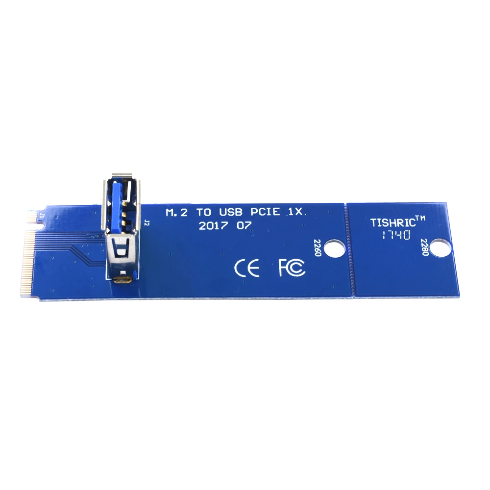 50 шт. TISHRIC NGFF M.2 к USB 3 0 адаптер карт M2 M ключ USB3.0 для PCIe переходная карта PCI E