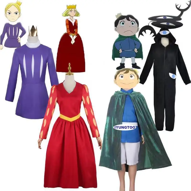 Костюм для косплея Bojji из аниме Рейтинг королей комбинезон с накидкой Каге платье