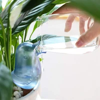 4 pcs bird shape clear plant waterer clear self watering devices globes houseplant watering bulbs plant watering spikes automat