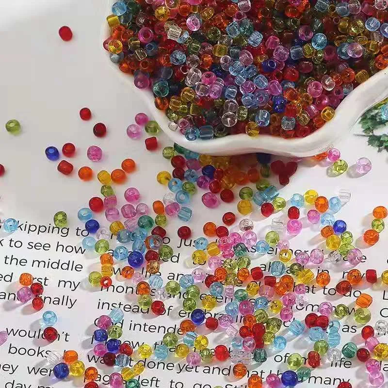 

Новые прозрачные бусины в форме риса, бусины россыпью, материал «сделай сам», упаковка, плетеный браслет ручной работы, аксессуары для ожере...