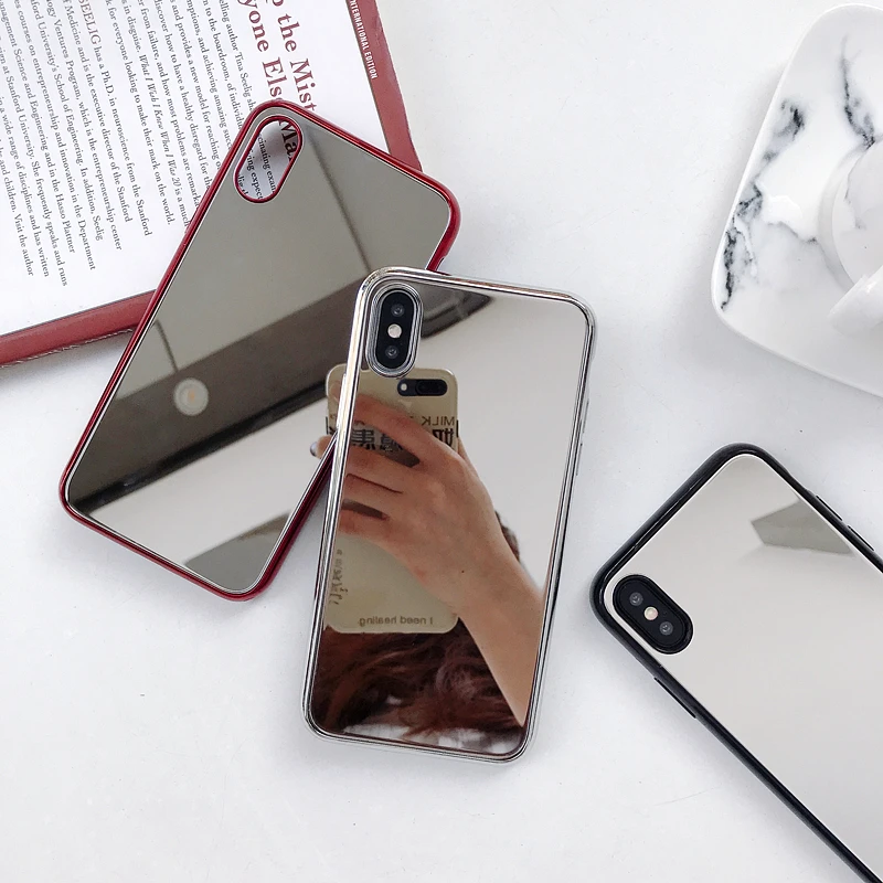 

Luxury Full View Makeup Mirror Phone Cover for Iphone 12 Pro MAX 6s 8 7 Plus 11 X XS Max XR SE 2020 Shockproof Mobile Back Case