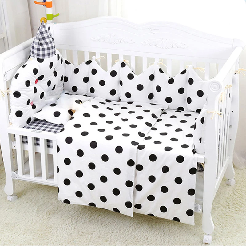 С животным узором для новорожденных Постельное белье 7 шт./компл. хлопок Детский