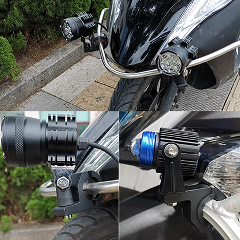 

Motorcycle accessories 1pc Car Motorcycle Headlight Clamps Brackets Tube Clamp Kit For Motorcycle Light Mount