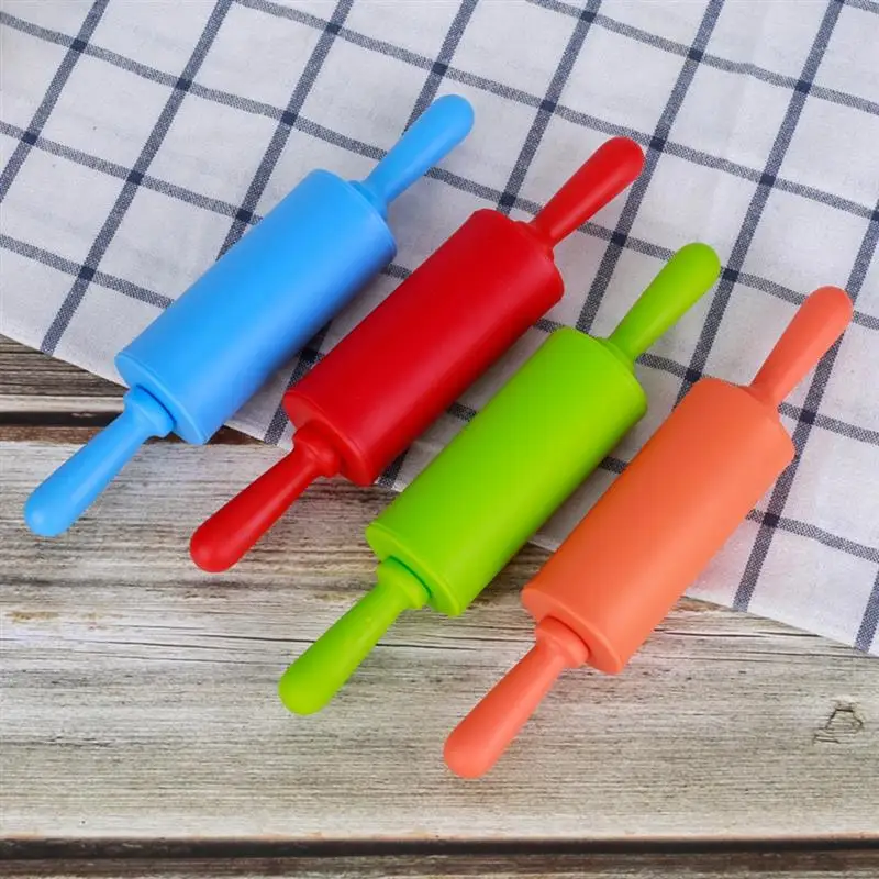 

1 Pcs Silicone Rolling Pin Non Stick Smooth Dough Roller Making Pastry Cake Cooking Tools For Home Kitchen Bakeware Accessories