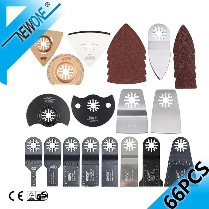 NEWONE 66 шт. HCS/BIM многофункциональное лезвие для пилы Электрический инструмент