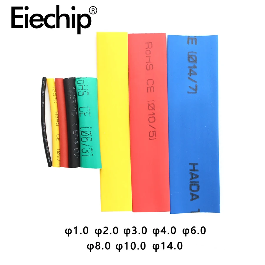 Heat Shrink Tubing Assortment kit Wire Insulation Shrinkable Tubes Electrical Waterproof Solder Sleeve Insulated Butt