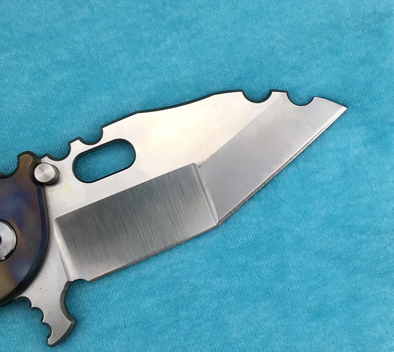LEMIFSHE war ball bearing Flipper folding knife VG10 blade TC4 titanium alloy handle camping hunting outdoor fruit knife EDC too