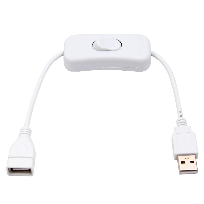 Coolgaze28cm USB-кабель с переключателем ВКЛ./ВЫКЛ. удлинитель для USB-лампы USB-вентилятор