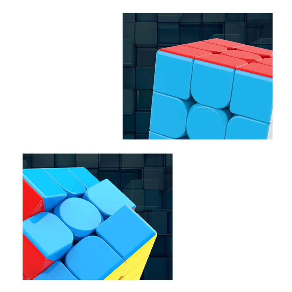 3x3x3 волшебный кубик дизайн без наклеек для детей взрослых антистресс