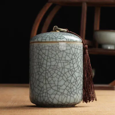 Jia-gui luo китайская керамическая чайная коробка ruyao kiln очень настойна. Каждый горшок имеет свою уникальную текстуру. В удивить - Цвет: 7