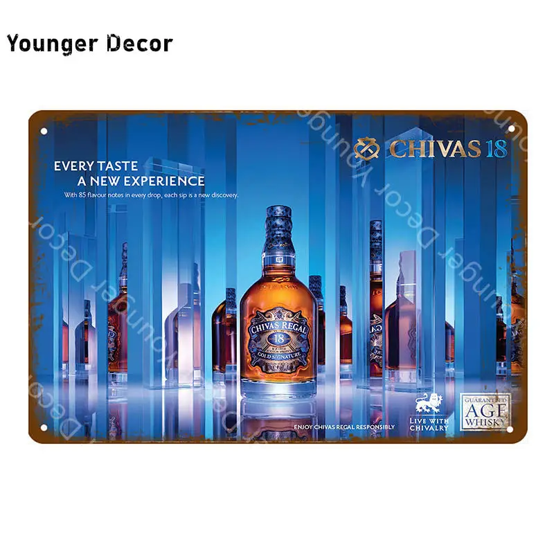 Классическое Пиво Chivas Regal металлические жестяные знаки винтажный декоративный
