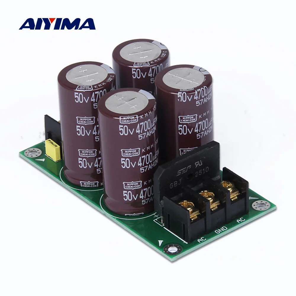 AIYIMA усилитель одномостовой выпрямитель фильтр силовая плата высокая мощность 4700