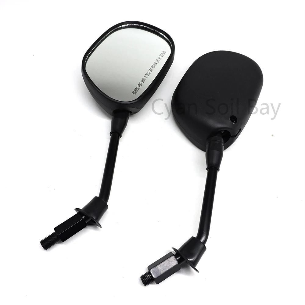 Aluminum 10mm screws Universal Motorcycle Rearview Mirrors Motorbike Scooter Side | &amp Accessories