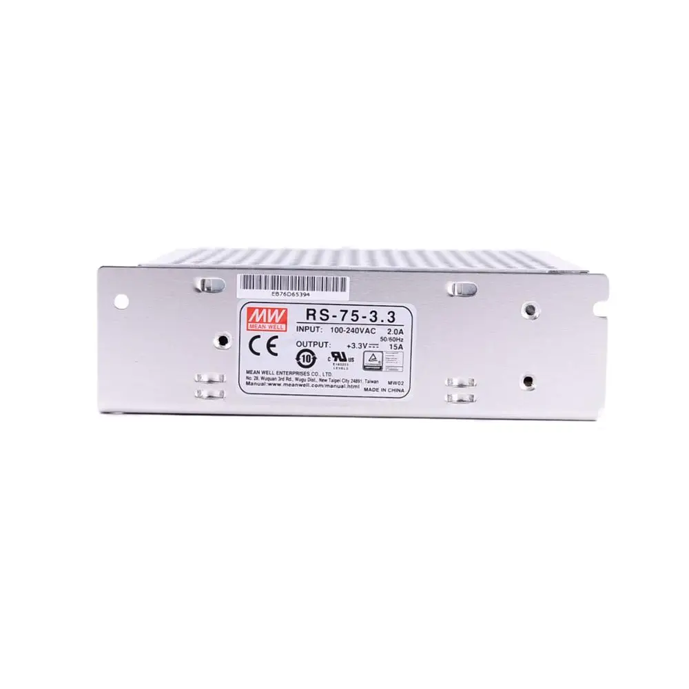 RS 75 3.3 Mean Well 49 5 W/15A/3 3 V DC единичный выходной импульсный источник питания Интернет
