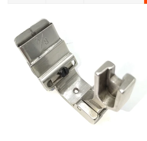 

2pcs 1/8(3mm) Flat Car Computerized Lockstitch Machine Rubber Lace Guide Band Presser Foot