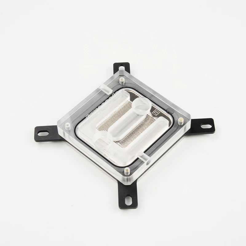 Syscooling телефон с водяным охлаждением процессор часы микроканал для Intel cpu