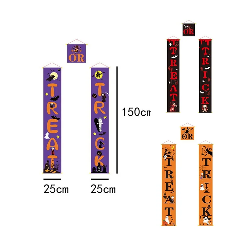 

Halloween Banner Halloween Decoration Halloween Hanging Flag Halloween Party Supplies Couplet Home House Number Banner Party