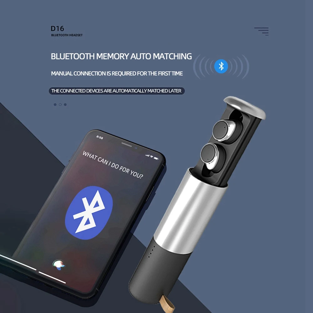 KISSCASE Bluetooth 5 0 наушники-вкладыши TWS с Беспроводной In-Ear зарядным устройством