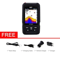 lucky ff718lic w waterproof fish finder monitor with lcd colored display wireless smart sonar sensor fish depth alarm