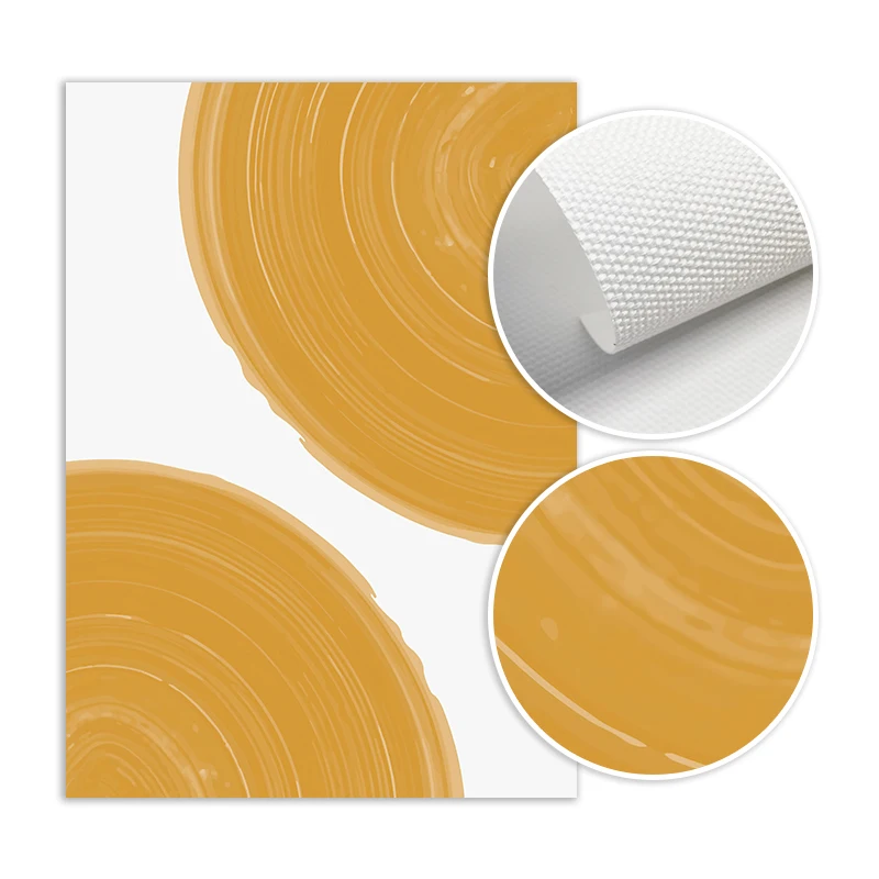 Абстрактная Картина на холсте оранжевый круг йога дзен плакат для медитации и