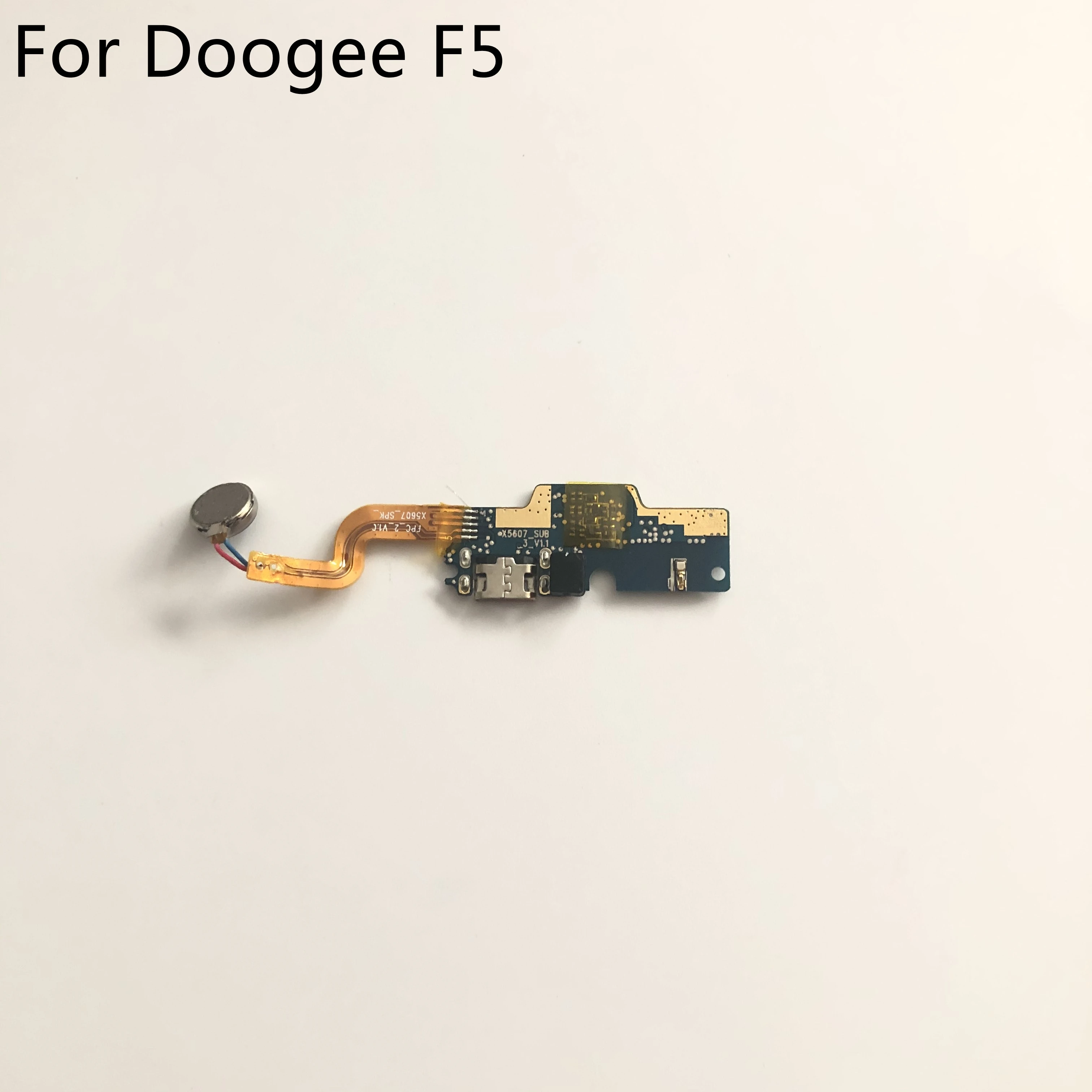 Б/у оригинальная зарядная плата с разъемом USB + микрофон Вибрация Для Doogee F5 4G LTE 5