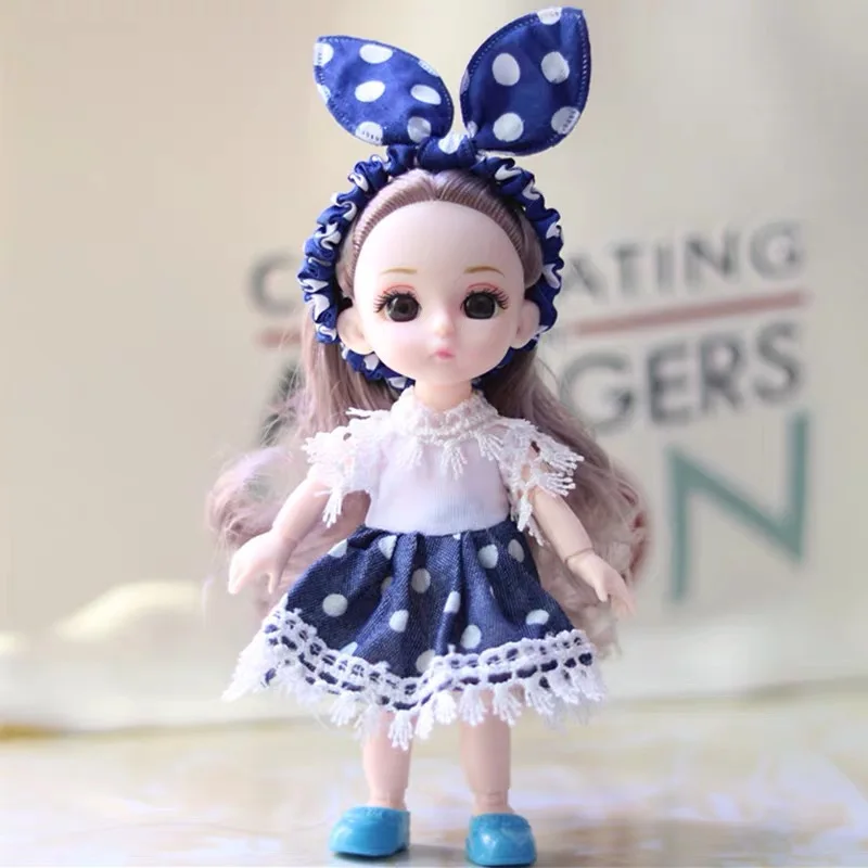 16cm BJD OB11 Doll Clothes - Mermaid Princess Dress - 13 Joints - Baby Outfit - Daily Casual Accessories - Skirt Toys for Girls - DIY Gift image 5