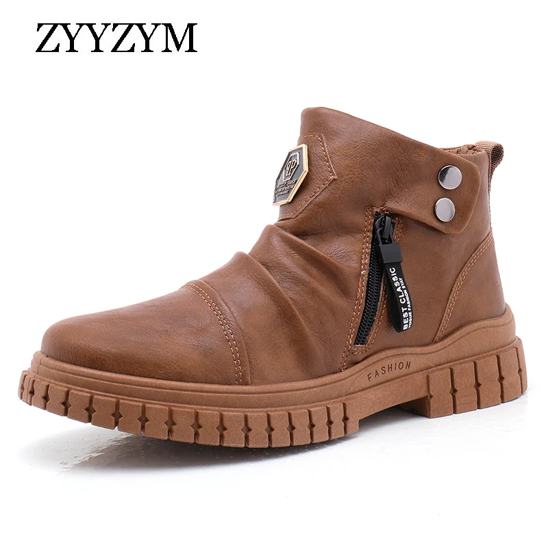 

Martin Boots Men 2021 Autumn New Fashion Trend High Top British Work Clothes Outdoor Shoes