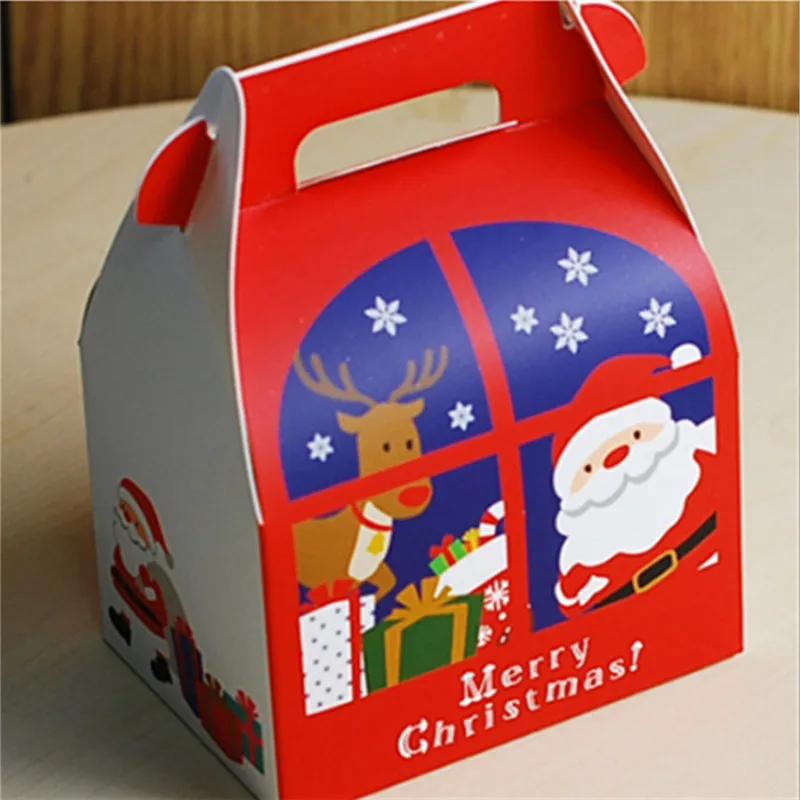 5 шт. Рождественская Подарочная коробка DIY декоративная упаковочная сумка яблоко