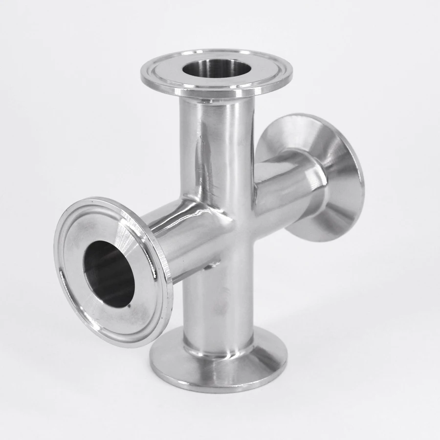 3/4 &quot19 мм Труба OD x 1 5&quot Tri Clamp Cross 4 пути сплиттер SUS 304 нержавеющая санитарная