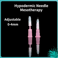 10pcs disposable mesotherapy needle 31g meso filler injection hypodermic needles adjustable 0 4mm