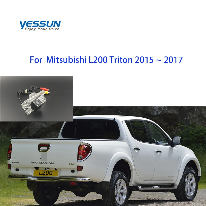 Yessun камера номерного знака для Mitsubishi L200 Triton 2015 ~ 2017 Автомобильная заднего