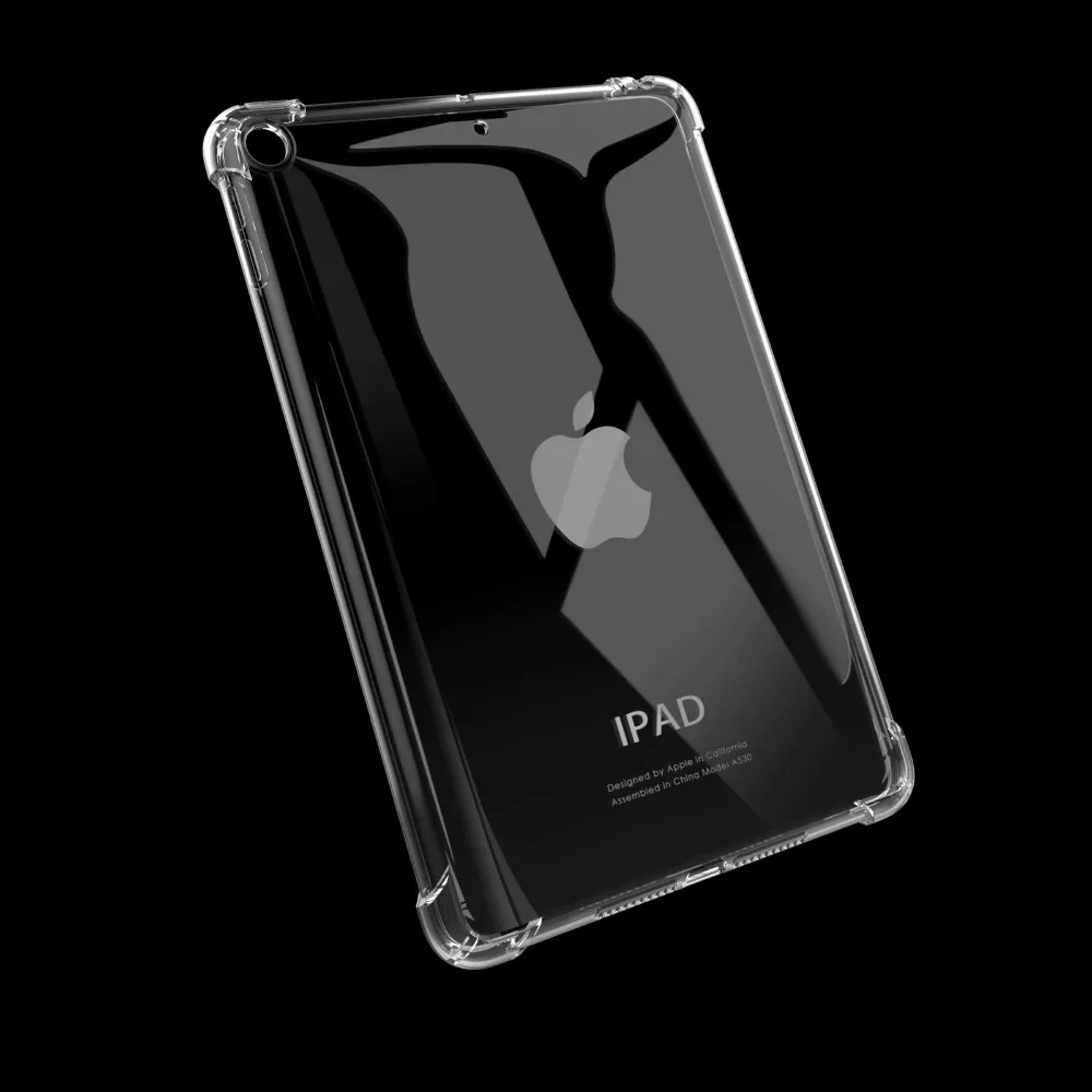 Для iPad 10,2 Чехол ударопрочный мягкий чехол из термополиуретана и силикона для Apple iPad 10,2 7th поколения A2200 A2198 A2232 A2197 Funda