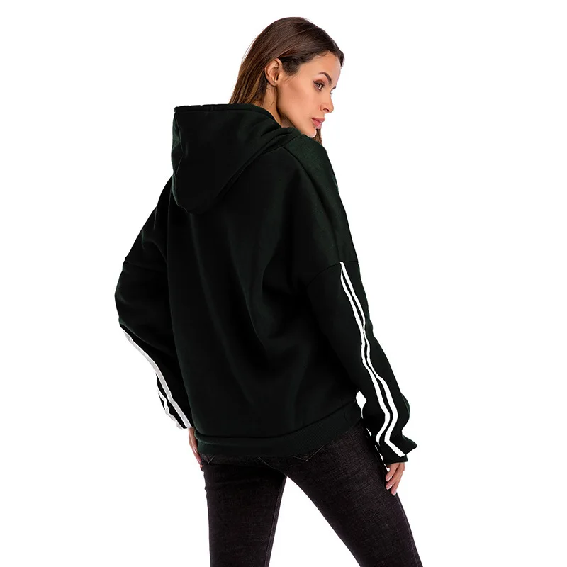 

Amazon Express 2020 Women's Hooded Pullover Plus Plush Sweater Women's European And American Large