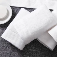 thick pure cotton shower towel set white absorbent large bath towels hand towel washcloth for home hotel bathroom face towel 1pc