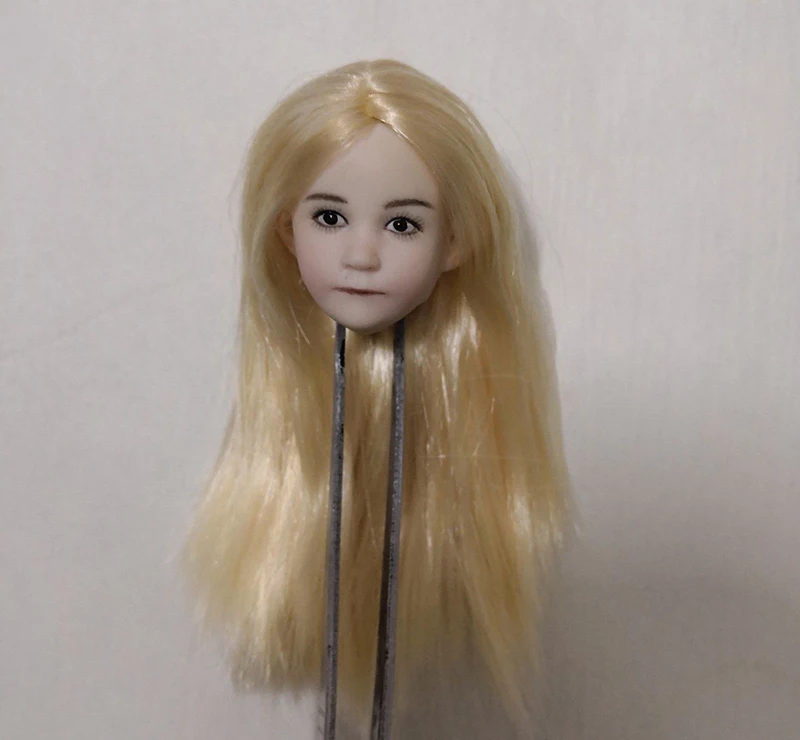 

1/6 женская голова Лепка аксессуар милая девочка голова Лепка резная модель для 1:6 детей фигурка тела