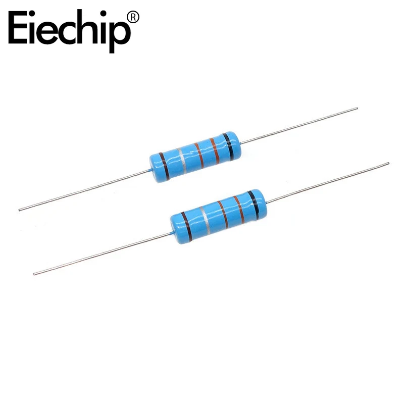 20pcs/lot resistance 3W 1% Metal film resistor 2R2 6R8 7R5 100R 220R 330R 1K 1.5K 2.2K 3.3K 4.7K 10K 22K 47K 100K 470K 1R~1M ohm |