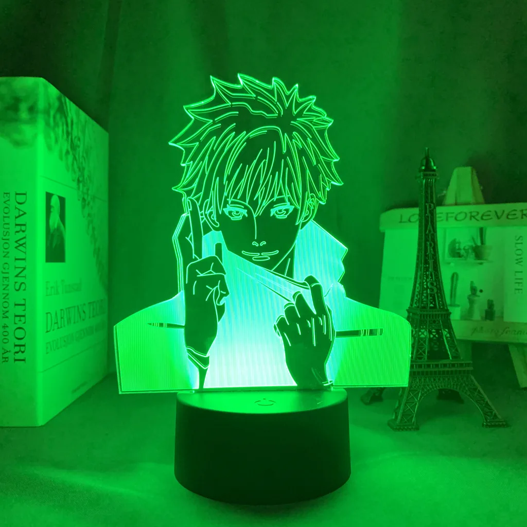 

Acrylic Lamp Anime Jujutsu Kaisen Gojo Satoru Yuji Fushiguro Megumi Kugisaki Maki Toge Nanami Geto Suguru figure night light