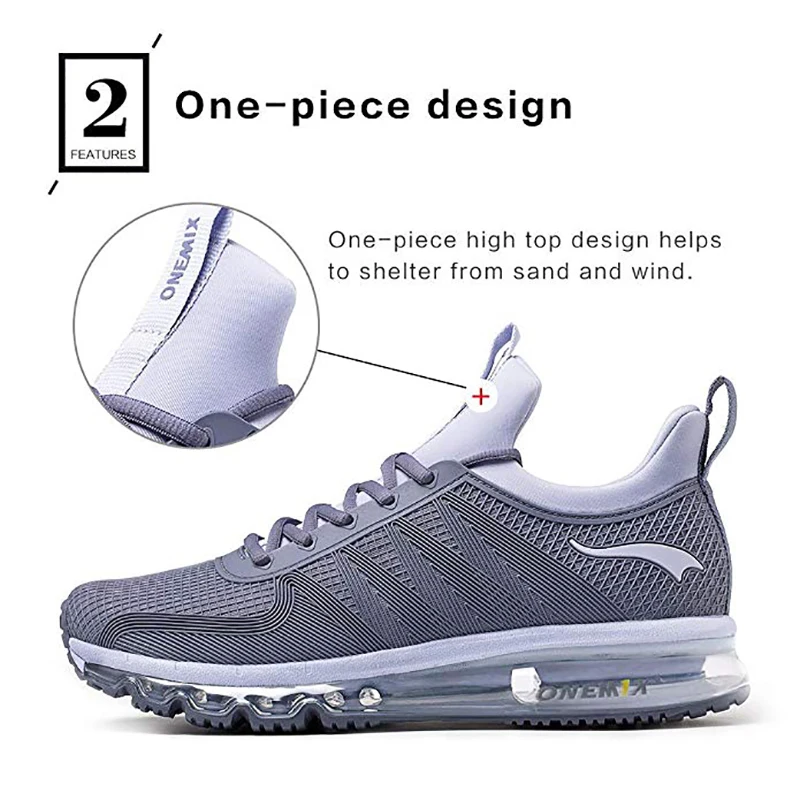 ONEMIX 2021 Новое поступление унисекс кроссовки Мужские дышащие для бега на воздушной