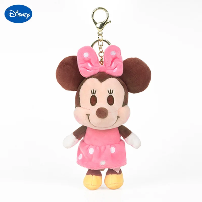

Новый оригинальный брелок Disney Микки Маус Плюшевая Игрушка Минни Винни Пух Дональд Дак кукла подарок для девочки